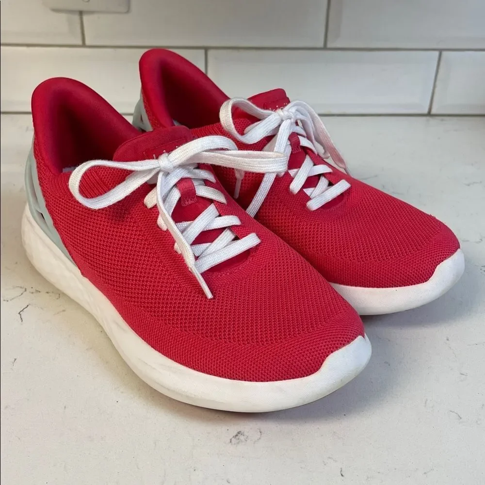 Kizik Athens Hands Free Slip On Watermelon Mesh Running Shoes Women Size 9